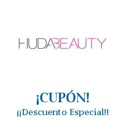 Logo de la tienda Huda Beauty con cupones de descuento