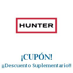 Logo de la tienda Hunter Boots con cupones de descuento