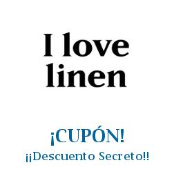 Logo de la tienda I Love Linen con cupones de descuento