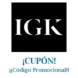 Logo de la tienda IGK Hair con cupones de descuento