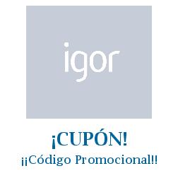 Logo de la tienda Igor con cupones de descuento