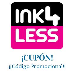 Logo de la tienda Ink4Less con cupones de descuento