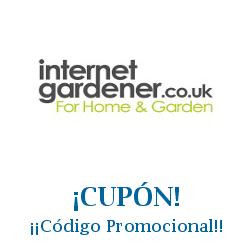 Logo de la tienda Internet Gardener con cupones de descuento