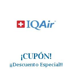 Logo de la tienda IQAir con cupones de descuento