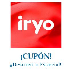 Logo de la tienda iryo con cupones de descuento