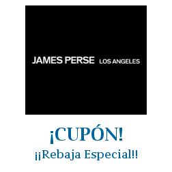 Logo de la tienda James Perse con cupones de descuento