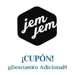 Logo de la tienda JemJem con cupones de descuento