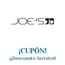 Logo de la tienda Joe's Jeans con cupones de descuento