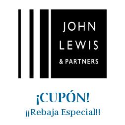 Logo de la tienda John Lewis con cupones de descuento