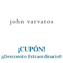 Logo de la tienda John Varvatos con cupones de descuento