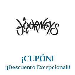 Logo de la tienda Journeys con cupones de descuento