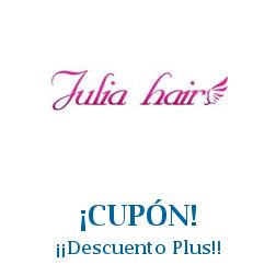 Logo de la tienda Julia Hair con cupones de descuento