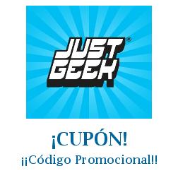 Logo de la tienda Just Geek con cupones de descuento