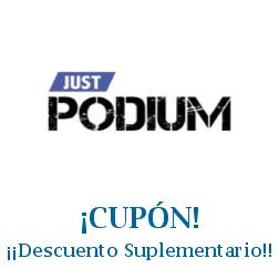 Logo de la tienda Just Podium con cupones de descuento