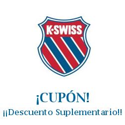 Logo de la tienda K Swiss con cupones de descuento