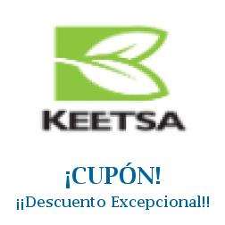 Logo de la tienda Keetsa con cupones de descuento