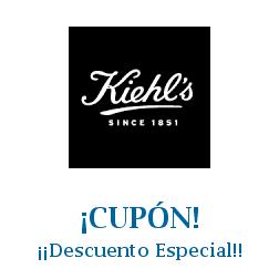 Logo de la tienda Kiehls con cupones de descuento