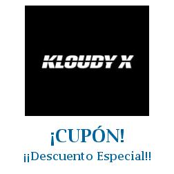 Logo de la tienda KloudyX con cupones de descuento