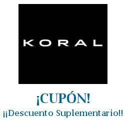 Logo de la tienda Koral con cupones de descuento