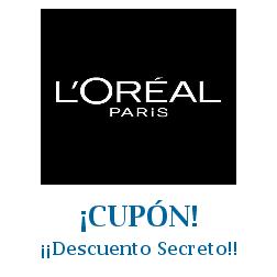 Logo de la tienda L'Oréal con cupones de descuento