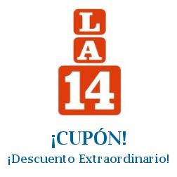 Logo de la tienda La 14 con cupones de descuento