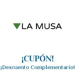 Logo de la tienda LA MUSA instrumentos con cupones de descuento