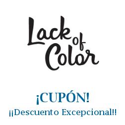 Logo de la tienda Lack of Color con cupones de descuento