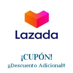 Logo de la tienda Lazada con cupones de descuento