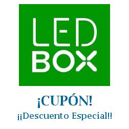 Logo de la tienda LedBox con cupones de descuento