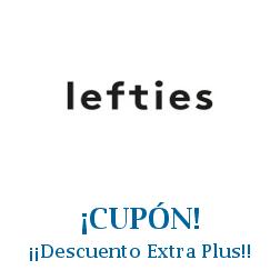 Logo de la tienda Lefties con cupones de descuento