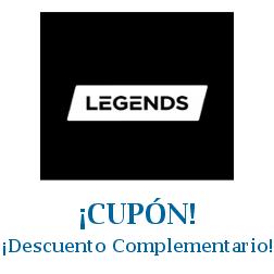 Logo de la tienda Legends con cupones de descuento