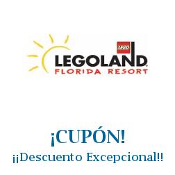 Logo de la tienda Lego Land con cupones de descuento