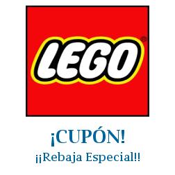 Logo de la tienda LEGO con cupones de descuento