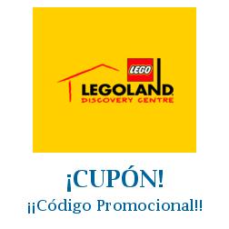 Logo de la tienda Legoland Discovery Center con cupones de descuento