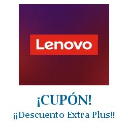 Logo de la tienda Lenovo con cupones de descuento