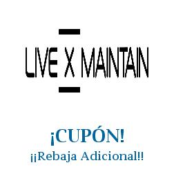 Logo de la tienda Live X Maintain con cupones de descuento