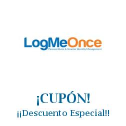 Logo de la tienda LogMeOnce con cupones de descuento