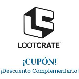 Logo de la tienda Loot Crate con cupones de descuento