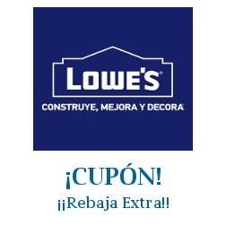 Logo de la tienda Lowes con cupones de descuento