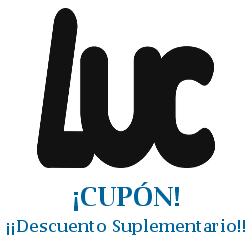 Logo de la tienda LUC ES con cupones de descuento