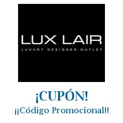 Logo de la tienda Lux Lair con cupones de descuento