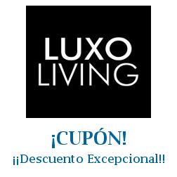 Logo de la tienda Luxo Living con cupones de descuento