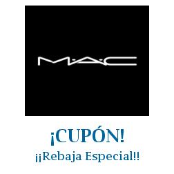 Logo de la tienda Mac Cosmetics con cupones de descuento