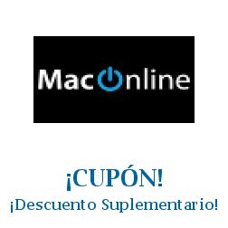 Logo de la tienda MacOnline con cupones de descuento