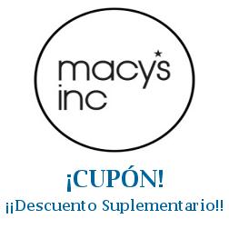 Logo de la tienda Macys con cupones de descuento