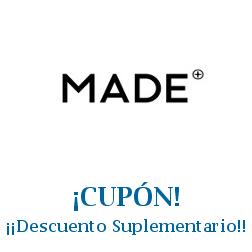 Logo de la tienda Made.com con cupones de descuento