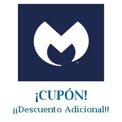 Logo de la tienda Malwarebytes con cupones de descuento