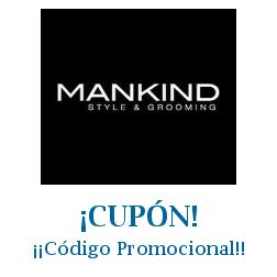 Logo de la tienda Mankind con cupones de descuento