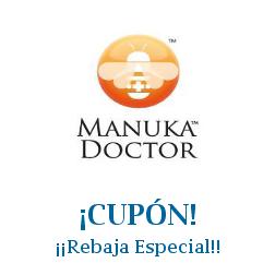 Logo de la tienda Manuka Doctor con cupones de descuento