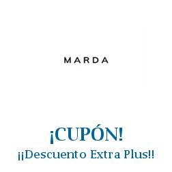 Logo de la tienda MARDA con cupones de descuento